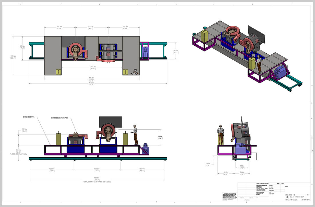 Economy Industrial Pig Casting Machine Schematic