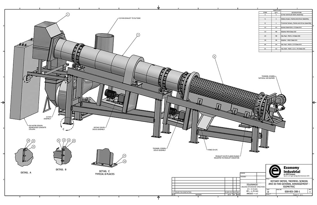 Economy Industrial Rotary Dryers